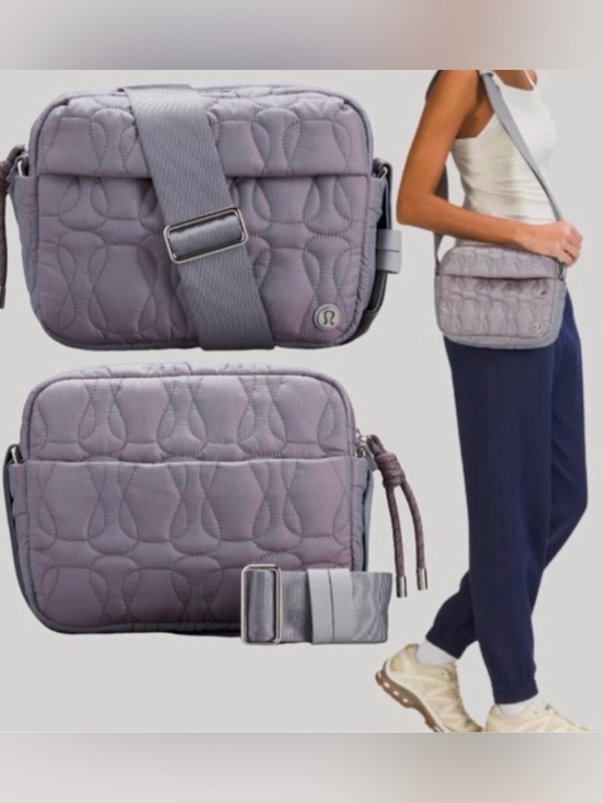 lululemon athletica Handbags - Lululemon Quilted Embrace Crossbody Shoulder bag Athleisure Active Clean Girl
